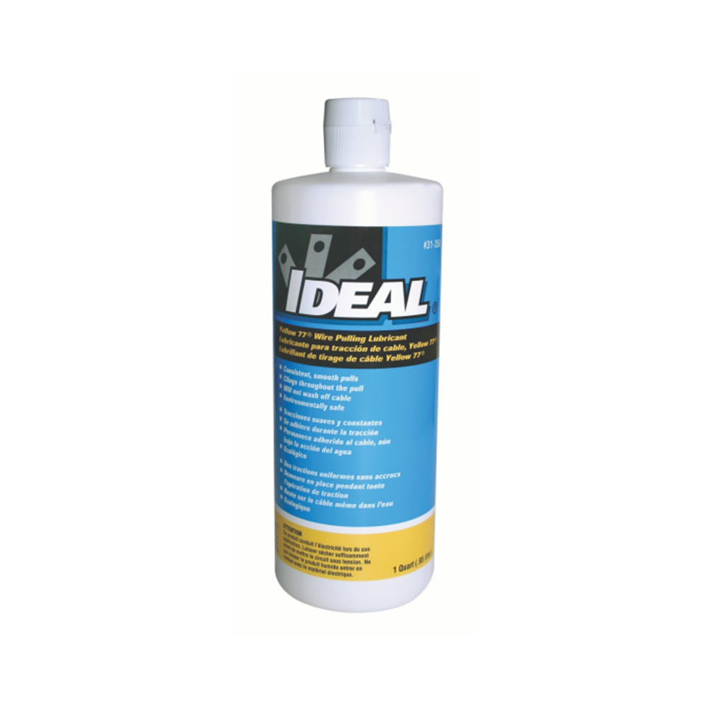 Ideal Industries 1 Quart Yellow 77 Wire Lube from GME Supply